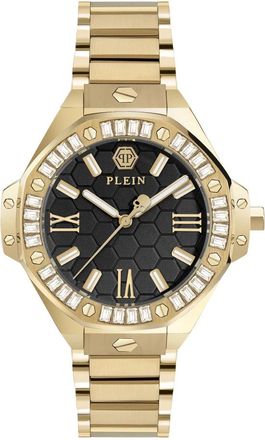 Philipp Plein Lady Royal 39mm - Dames - Horloges - Geel - ONE Size - Accessoires