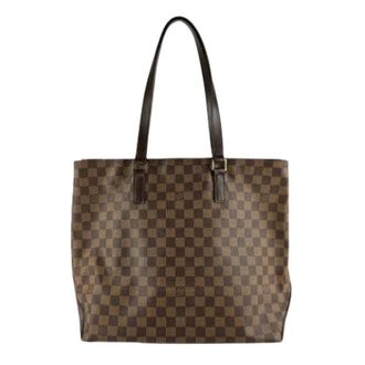 Louis Vuitton Pre-owned Tote Bags, unisex, Brown, Size: ONE SIZE Pre-owned Vintage Damier Canvas Shoulder Bag