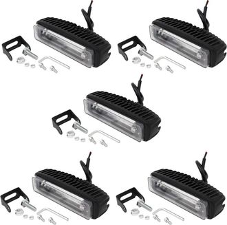 OEM L&aacute;mpara De Advertencia De Seguridad Led De L&iacute;nea Roja De 4 Pulgadas Y 30 W Para Carretillas Elevadoras (5 Unidades)