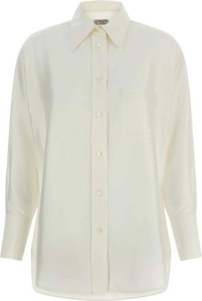 Alberto Biani Shirts - Dames - Overhemden - Wit - L - Overhemden