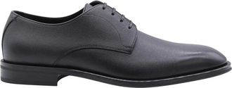 HUGO BOSS Prei Veterschoen - Heren - Nette schoenen - Zwart - 41 1/2 EU - Schoenen