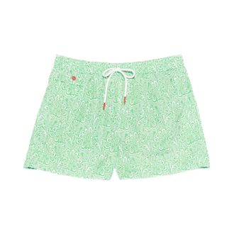 Kiton Beachwear, male, Green, Size: XL Short Swim Boxers