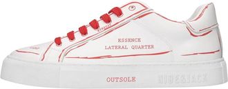Hide&Jack Leren Sneakers - Heren - Sneakers - Wit - 39 EU - Leer - Schoenen