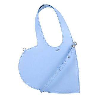 Coperni Handbags, female, Blue, Size: ONE SIZE Heart Crossbody Tote Bag