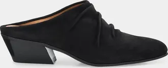 Pedro Garcia Helenka 30MM Ruched Suede Mules