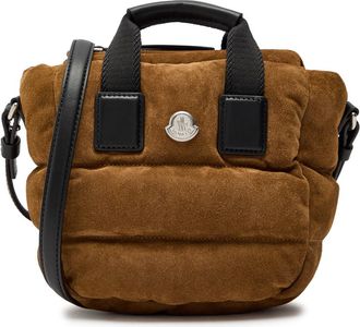 Moncler Caradoc Micro Suede Cross-body bag - Brown - One Size