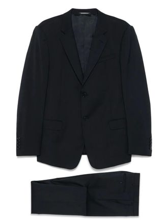 Emporio Armani virgin-wool suit - Blue