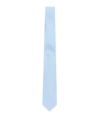 Ferragamo Silk Tie With Golf Print