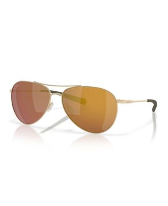 Costa Mens Piper Sunglasses In Brushed Gold Gold Mirror 580G