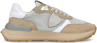 Philippe Model Stijlvolle Nylon Sneakers met Metalen Details - Dames - Sneakers - Beige - 37 EU - Nylon - Schoenen