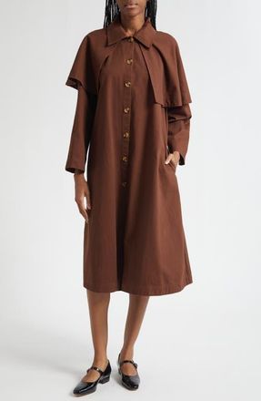 Mille Alina Coat in Chocolate at Nordstrom, Size Xx-Small