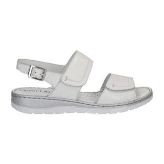 Caprice Flat Sandals, female, White, 4 UK, White Open Flat Sandals Women