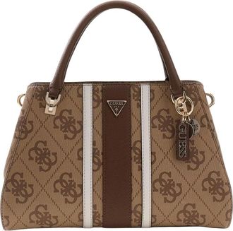 Guess Noelle II Luxe Satchel - Dames - Handtassen - Bruin - ONE Size - Leer - Tassen