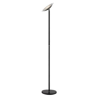 Lindby L&aacute;mpara de pie LED de Metal Negro