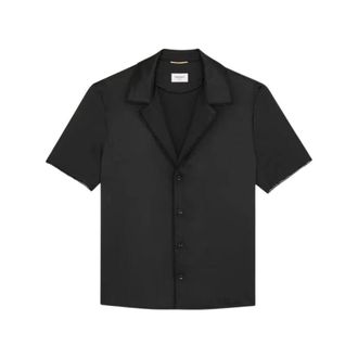 Saint Laurent SL E26 Shirt - female - Saint Laurent - Shirts - Black - M - Blouses & Shirts