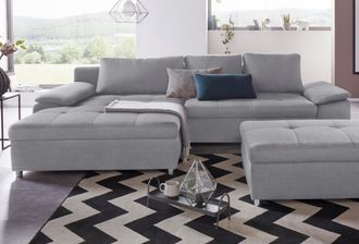 Sit&more Ecksofa »Labene L-Form« wahlweise mit Bettfunktion und Bettkasten, auch als XXL-Variante