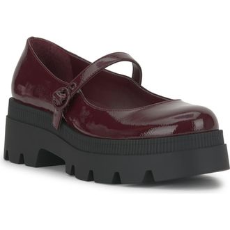 Jessica Simpson Uvelia Mary Jane Platform Pump in Dark Cherry at Nordstrom, Size 9.5