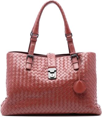 Bottega Veneta Pre-owned Bottega Veneta Medium Nappa Intrecciato Roma Tote Ladies B017015550