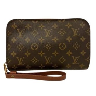 Louis Vuitton Pre-owned Clutches, female, Brown, Size: ONE SIZE Pre-owned Vintage Monogram Clutch Bag