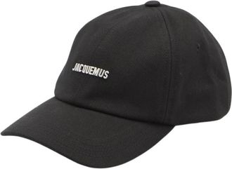 Jacquemus Black Logo Baseball Cap