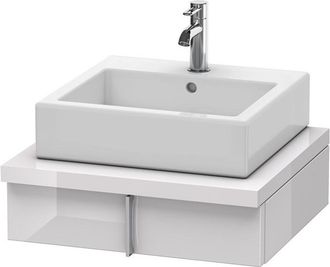 Duravit Duravit Vero M&oacute;dulo De Lavabo Para Consola, 6560, 1 Caj&oacute;n, 600 Mm, Color (frente/cuerpo): Laca Blanca Lila Alto Brillo - Ve656002727