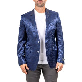 Maceoo Socrateevo Martyr006 Sport Coat in Blue at Nordstrom, Size 4