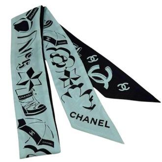 Chanel Pre-owned Scarves, female, Multicolor, Size: ONE SIZE Pre-owned Vintage Scarf