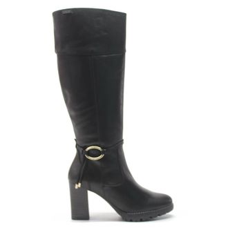 Pikolinos Connelly W7M-9798 Leather Womens Knee high Boots - Black - Size:UK 3-3.5