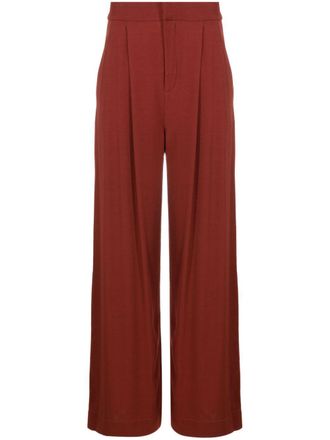 Lenny Niemeyer High waist broek met wijde pijpen - Rood