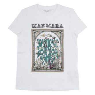Max Mara Tops, Dames, Wit, S, T-shirts