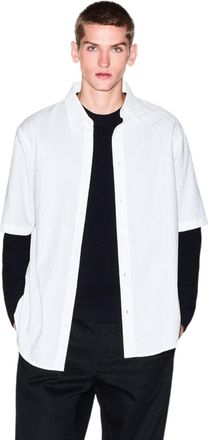A|X Armani Exchange Herenslaapshirt (Gebroken wit)