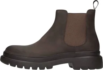 Frau Schoenen, Heren, Bruin, 41 EU, Leer, Beatles Enkellaarsjes
