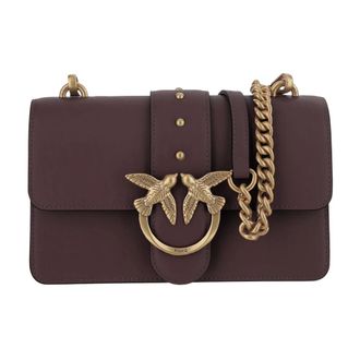 Pinko Shoulder Bags, female, Red, Size: ONE SIZE Love ONE Mini BAG