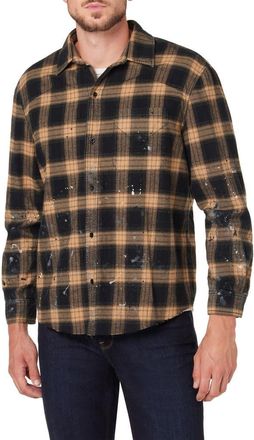 Hudson Long Sleeve Shirt in Painter Check at Nordstrom Rack, Size X-Large