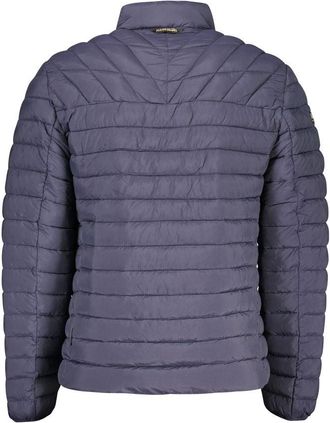 Napapijri Quilted Nylon Down Jacket - Blue