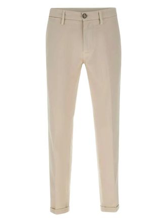 Re-hash cuffed chinos trousers - men - Elastane/Lyocell/Cotton - 34 - Neutrals