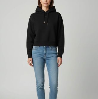 Jacquemus Black Cotton Knit Le Gros Grain Hoodie