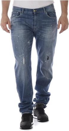 Daniele Alessandrini Pj 5458L663Denim 1111 - Heren - Slim Fit Jeans - Blauw - W38 - Denim - Jeans