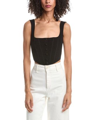 Guizio Guizio Knitted Wool-Blend Corset