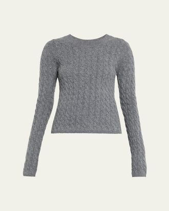 Altuzarra Milla Cashmere Cable-Knit Sweater