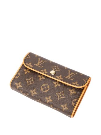 Louis Vuitton 2004 Florentine monogram-canvas belt bag - Brown