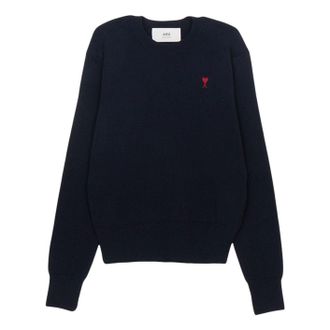 Ami (WMNS) AMI Knitwear Navy FKS826-001-414