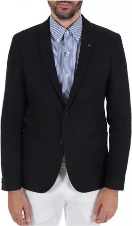 HUGO BOSS Anfred Jacket - Heren - Blazers - Blauw - L - Wol - Jassen