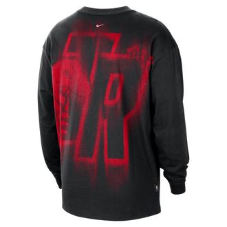 Nike Toronto Raptors Standard Issue Nike Mens Dri-FIT Long-Sleeve Basketball Top in Black | II5859-010
