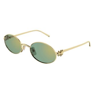 Cartier Sunglasses, unisex, Yellow, Size: 52 MM Clash Sunglasses