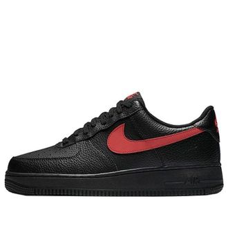 Nike Air Force 1 Low 07 Black University Red AA4083-011