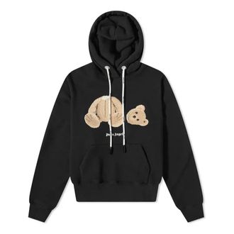 Palm Angels Kill The Bear Popover Hoodie Black PMBB058F21FLE0071060