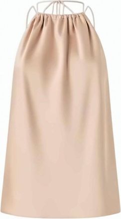 Pinko Carota Satin Halter Neck Top