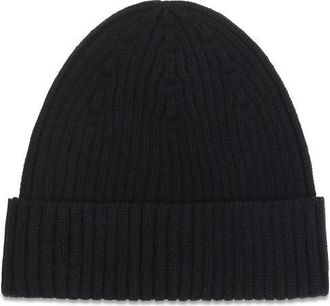 Maison Kitsun&eacute; MAPW06103KT1022P199BB Beanie - Black
