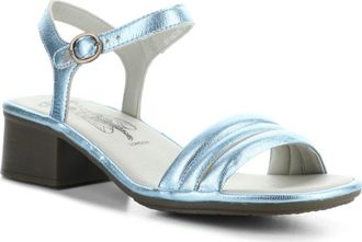 FLY London Eiva Ankle Strap Sandal in Sea at Nordstrom Rack, Size 10-10.5Us / 41Eu